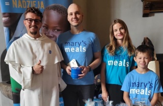 Zbiórka dla Mary's Meals u dominikanów w Gdańsku